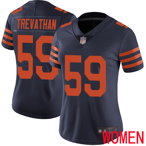 Chicago Bears Limited Navy Blue Women Danny Trevathan Jersey NFL Football #59 Rush Vapor Untouchable